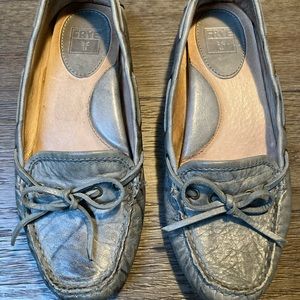Frye Reagan Campus Driver
Leather Loafers Moccasins Gray size 7m